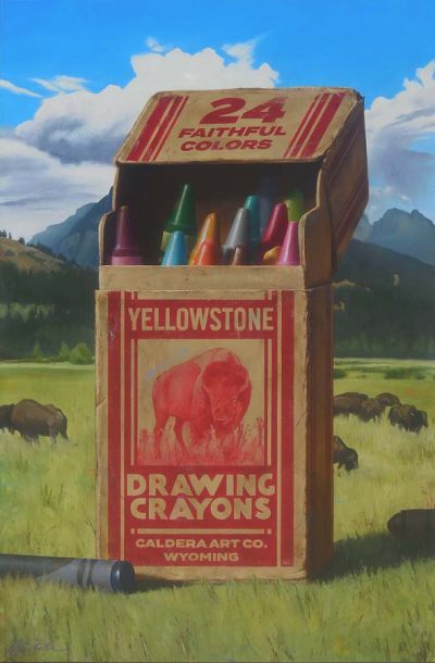 Yellowstone Crayons by Ben Steele