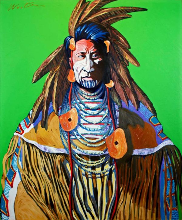 Chief with Shells by Walt Wooten