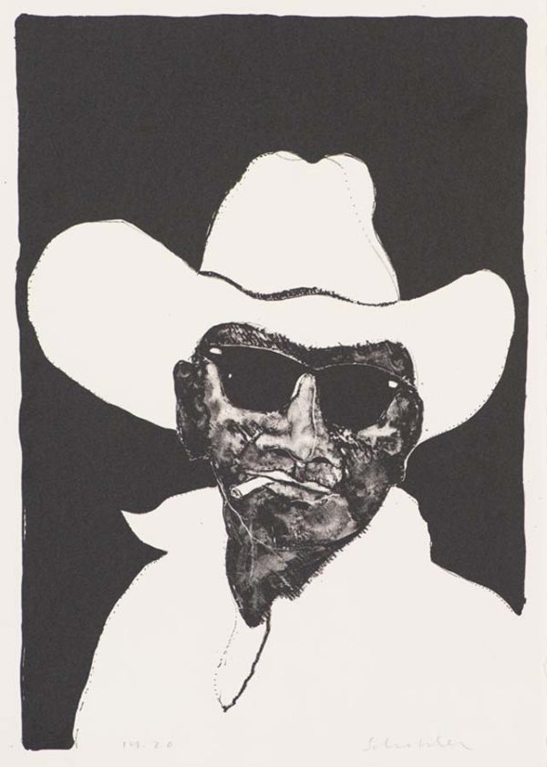 Cowboy Indian (Second State) by Fritz Scholder