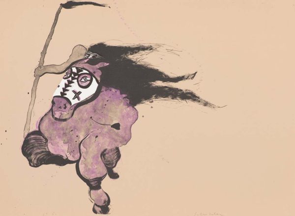 Galloping Indian No 2 by Fritz Scholder