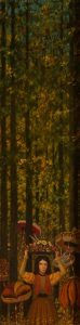 Girl in Forest by Philip Campbell Curtis