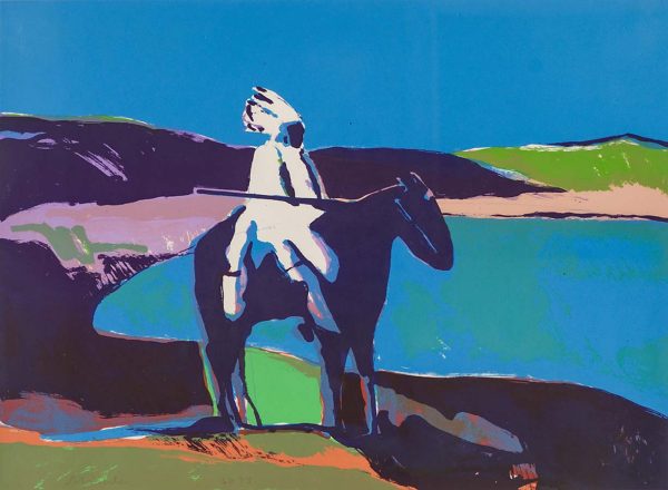 Indian at the Lake (State II) by Fritz Scholder
