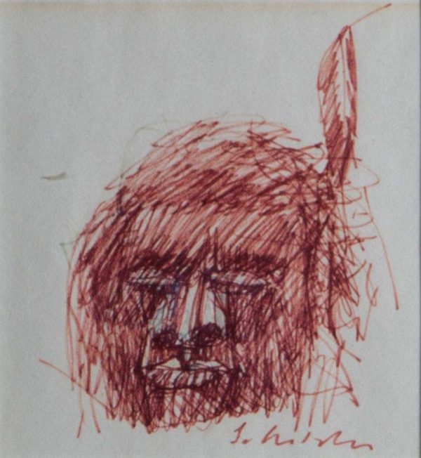 Indian B by Fritz Scholder