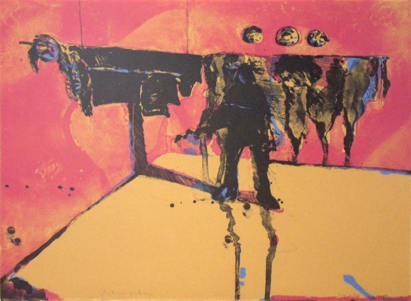 Indian Inside the Kiva by Fritz Scholder