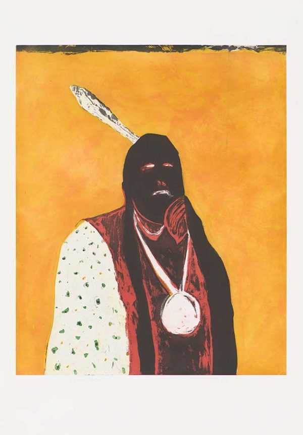 Indian Portrait in Roma by Fritz Scholder