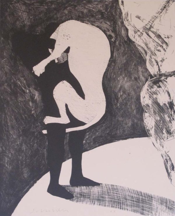 Man and Lion by Fritz Scholder