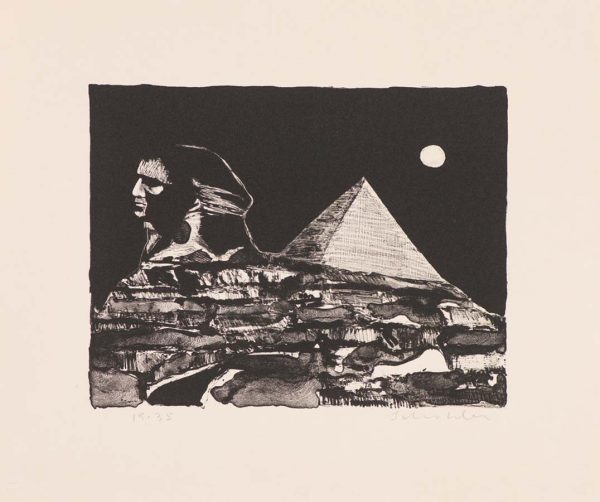 Memories of Egypt as the Sphinx by Fritz Scholder
