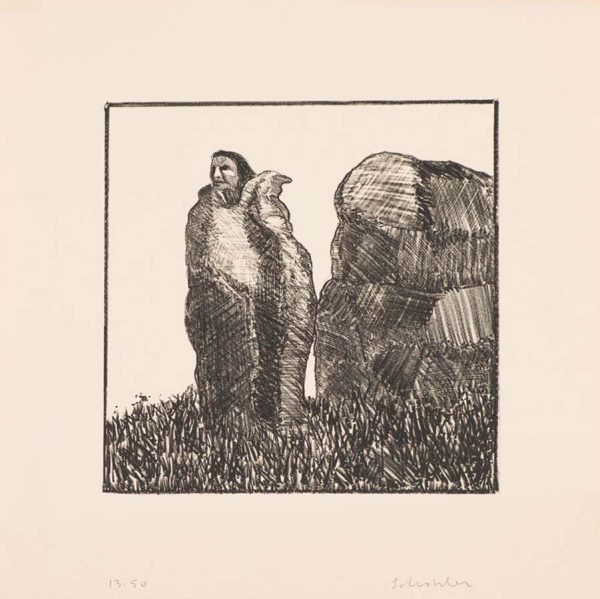 Noble Indian After Dixon (State I) by Fritz Scholder