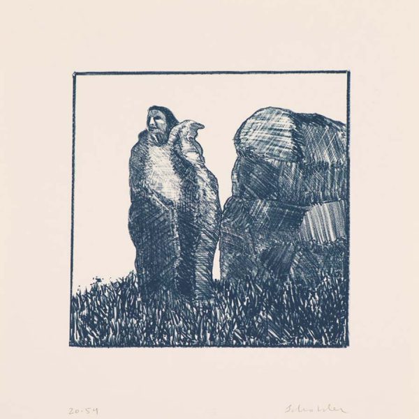 Noble Indian After Dixon (State II) by Fritz Scholder