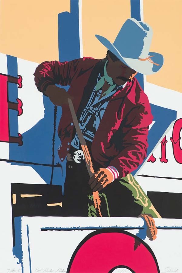 Red Rodeo Rider by Bill Schenck