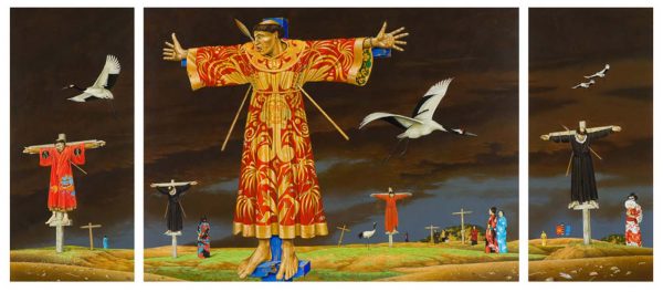 Searching for Souls (triptych) by Paul Pletka