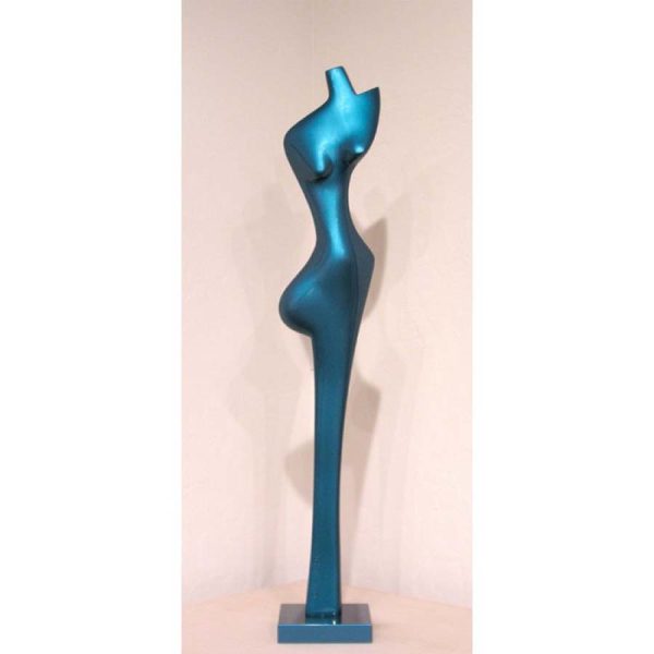 Single Elongated Form (Blue) by James Myford