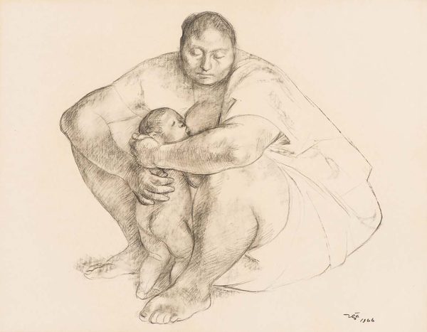 Untitled (Mother and Child) by Francisco Zuniga