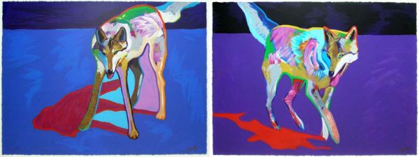 Wolf Medicine (2 works) by John Nieto