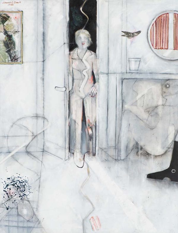 Woman in Doorway by James Davis